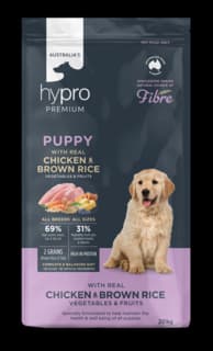 Hypro Premium Wholesome Grains Puppy Chicken & Brown Rice Dry Dog Food - 20kg