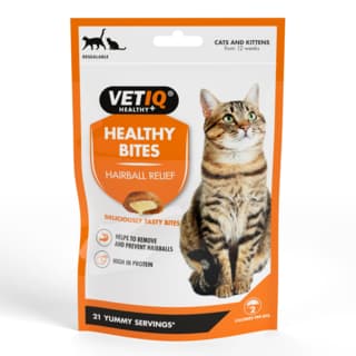 VetIQ Healthy Bites Hairball Remedy Cat Treats - 65g