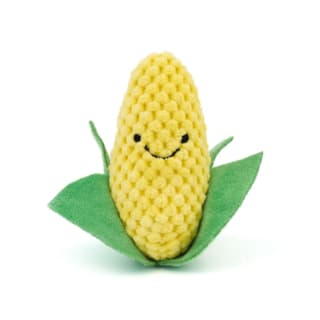 Spike Kawaii Corn Plush Dog Toy - Small