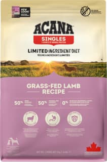 ACANA Singles Grass-Fed Lamb Dry Dog Food - 6kg (3 x 2kg Bags)