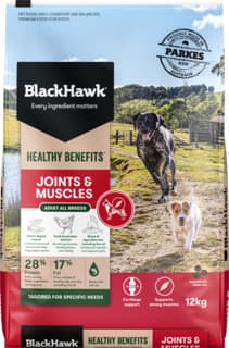Black Hawk Healthy Benefits Joints & Muscles Dry Dog Food - 12kg