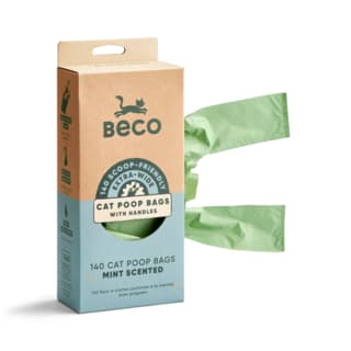 Beco Cat Poop Bags Scented - 140 Pack