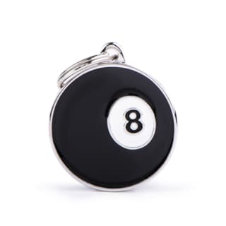 My Family Assorted Cat and Dog Charm Tags - Billiard , Large
