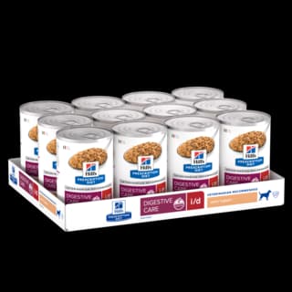 Hill's Prescription Diet i/d Digestive Care with Turkey Canned Wet Dog Food - 360gx12