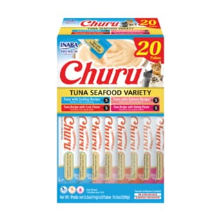 Inaba Churu Tuna Seafood Variety Box Cat Treats - 20 Pack