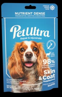 PetUltra Skin & Coat Premium Daily Booster Dog Supplement - 50g