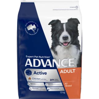ADVANCE Adult Active Dog Chicken & Rice Dry Dog Food - 13kg