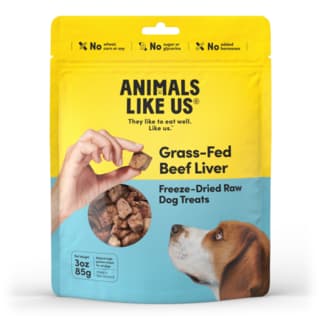 Animals Like Us Grass-Fed Beef Liver Freeze Dried Dog Treats - 85g