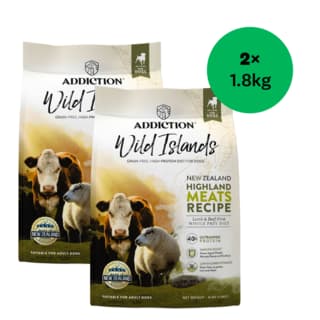 Addiction Wild Islands Highland Meats Recipe Lamb & Beef-First Dry Dog Food - 3.6kg (2 x 1.8kg Bags)