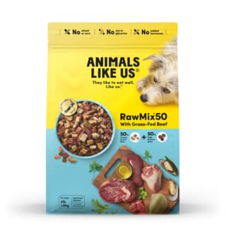 Animals Like Us RawMix50 with Grass-Fed Beef Freeze Dried Dog Food - 3.6kg
