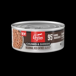 Orijen Regional Red Entrée Chunks & Shreds in Bone Broth Wet Cat Food - 155g