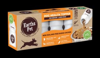 Earthz Pet Chicken Gravy Dog Health Meal Topper - Medium + Large Dog (5 x 50ml Pack), Single