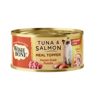 Wishbone Tuna & Salmon Urinary Care Wet Cat Food Topper - 85g x 24