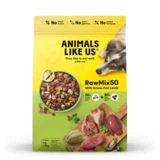 Animals Like Us RawMix50 with Grass-Fed Lamb Freeze Dried Dog Food - 1.8kg