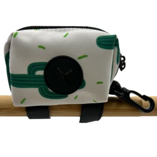 Latched Dog Poop Bag Holder - Cacti