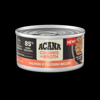 ACANA Salmon & Chicken Recipe Chunks in Broth Wet Cat Food - 85g