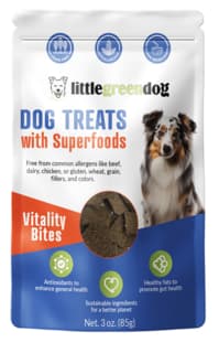 Little Green Dog Hypoallergenic Dog Treats with Superfoods - 85g