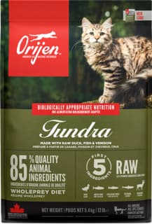 Orijen Tundra Dry Cat Food - 5.4kg