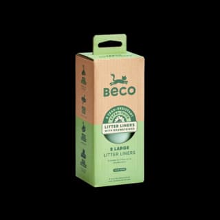 Beco Cat Litter Tray Liners Unscented - Large, 8 Pack