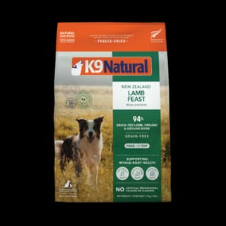K9 Natural Lamb Feast Freeze Dried Dog Food - 1.8kg