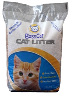 BossCat Wood Pellet Cat Litter - 6L