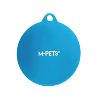 M-PETS Silicone Universal Cat and Dog Food Can Cover - Blue