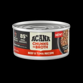 ACANA Beef & Tuna Recipe Chunks in Broth Wet Cat Food - 85g