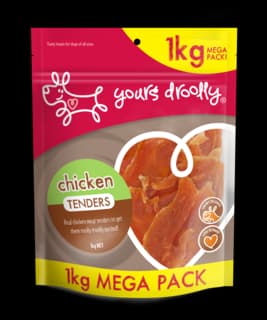 Yours Droolly Chicken Tenders Dog Treats - 1kg