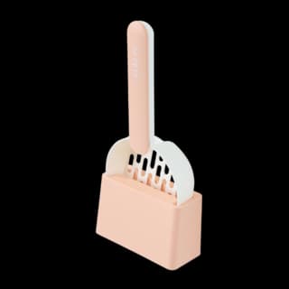 M-PETS Peak Cat Litter Scoop Set - Peach