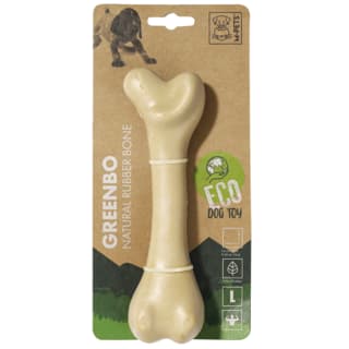 M-PETS Greenbo Natural Rubber Bone Dog Chew Toy - Large