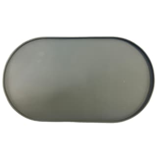 Waggin' Tails Silicone Ellipse Feeding Mat - Dark Grey