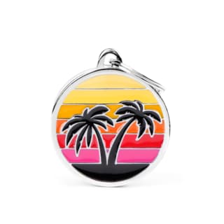 My Family Assorted Cat and Dog Charm Tags - Palm Beach, Medium