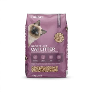 Calibre Wood Pellet Cat Litter - 15kg/ 20L