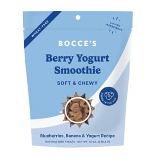 Bocce's Berry Yogurt Smoothie Soft & Chewy Dog Treats - 170g