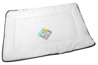Pet One Rectangular Cat and Dog Cushion Bed - Charcoal, Large
