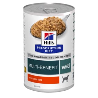 Hill's Prescription Diet w/d Multi-Benefit Canned Dog Food - 370gx12