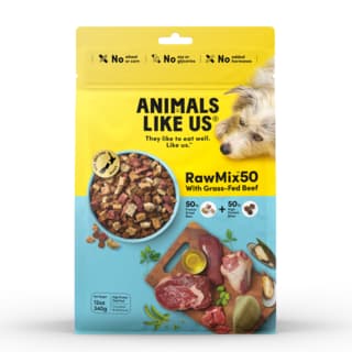 Animals Like Us RawMix50 with Grass-Fed Beef Freeze Dried Dog Food - 340g