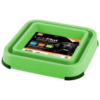 LickiMat Dog Outdoor Keeper Feeder - Green