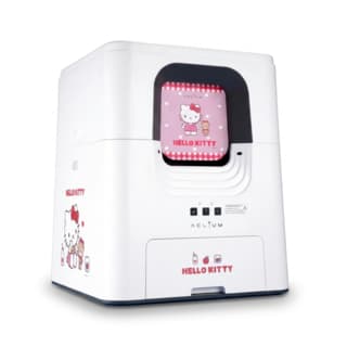 Aclium Hello Kitty Automatic Cat Litter Box - White
