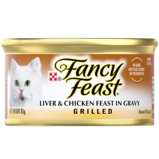 Fancy Feast Grilled Liver & Chicken Feast in Gravy Wet Cat Food - 85g