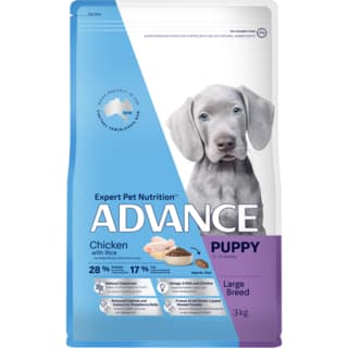ADVANCE Puppy Large Breed Chicken & Rice Dry Dog Food - 6kg (2 x 3kg bags)