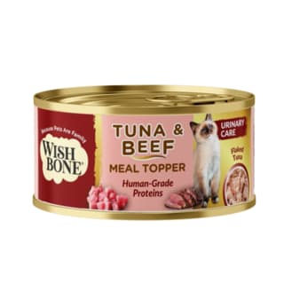 Wishbone Tuna & Beef Urinary Care Wet Cat Food Topper - 85g x 48