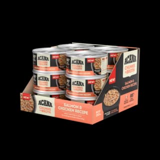 ACANA Salmon & Chicken Recipe Chunks in Broth Wet Cat Food - 85g x 12 (tray)