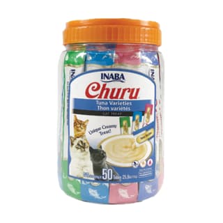 Inaba Churu Tuna Varieties Bulk Cat Treats - 50 Pack