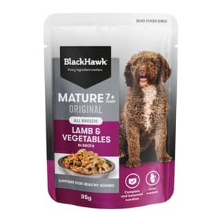 Black Hawk Original Mature Lamb & Vegetables Senior Wet Dog Food - 85g x 12 (pack)