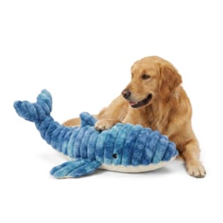 Waggin' Tails Smooshables Blue Whale Dog Toy - Large