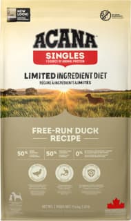 ACANA Singles Free-Run Duck Dry Dog Food - 11.4kg