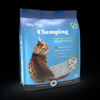 Kitty Fresh Activated Charcoal Clumping Cat Litter - 5kg