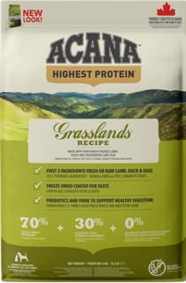 ACANA Highest Protein Grasslands Dry Dog Food - 6kg