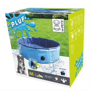 M-PETS Pluf Portable Outdoor Dog Swimming Pool - Medium